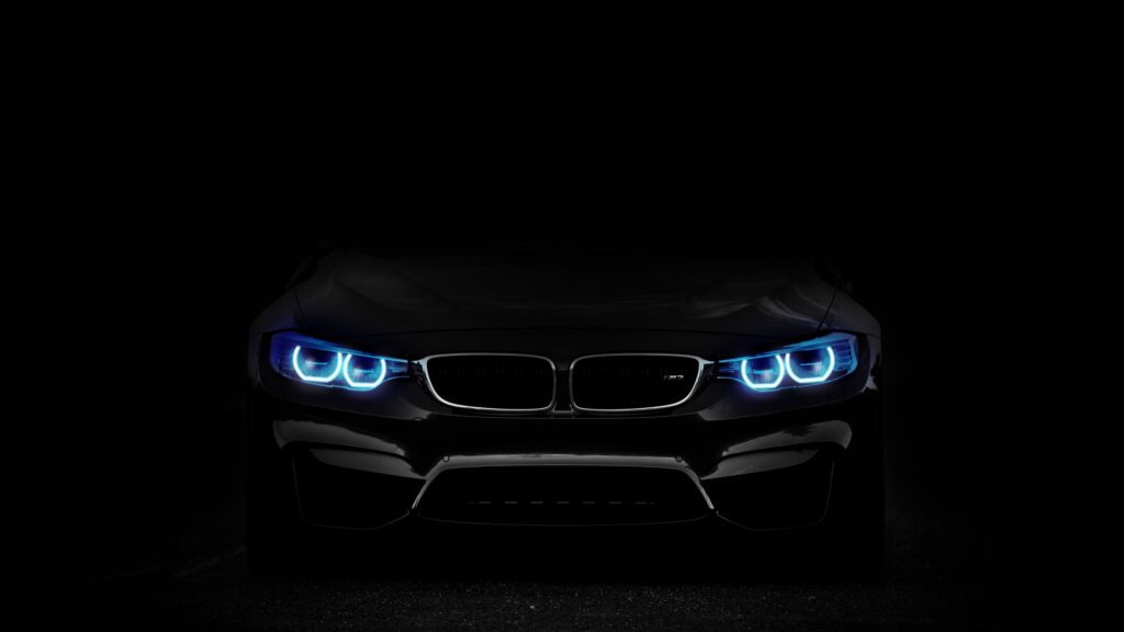 BMW M3 Glowing Eyes 4K Wallpaper Background