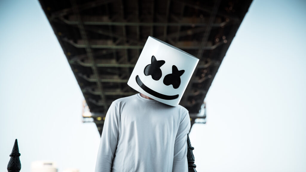 DJ Marshmello 4K Wallpaper Background