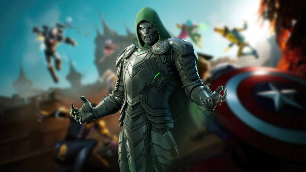 Doctor Doom Fortnite 4K Wallpaper Background