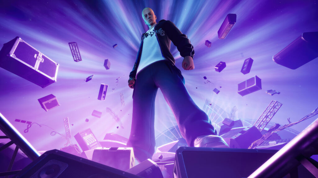 Eminem Fortnite 4K Wallpaper Background