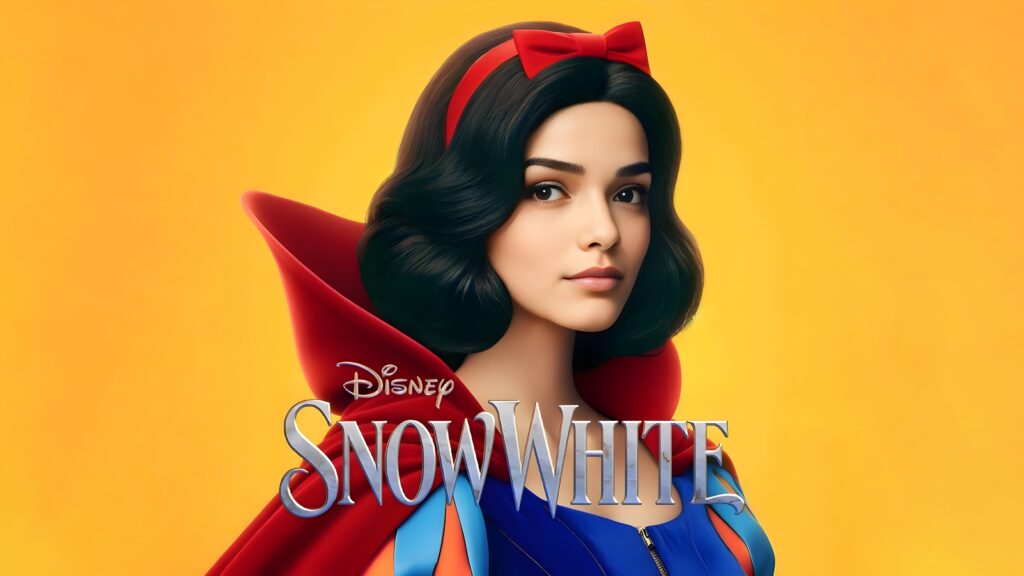 Rachel Zegler In Snow White 2024 4K Wallpaper Background