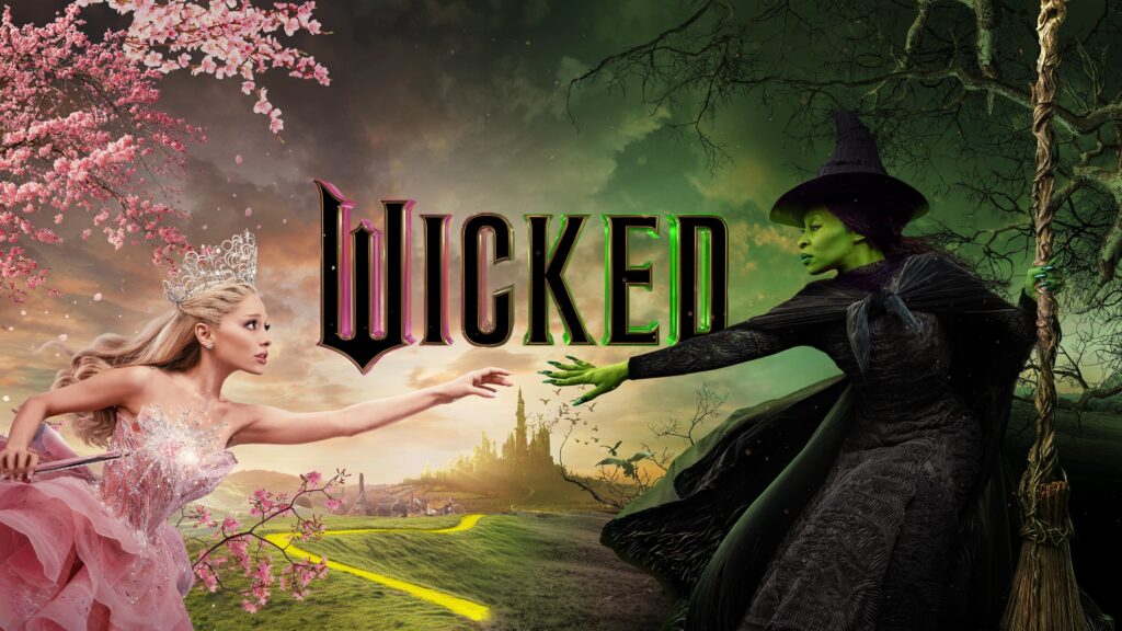 Wicked Movie Poster 4K Wallpaper Background