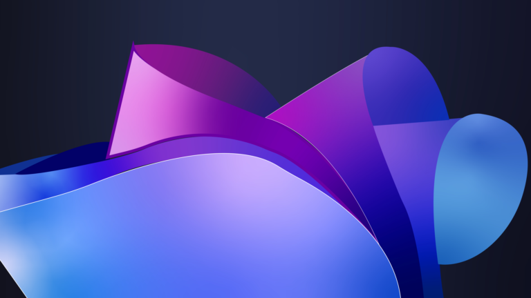 Windows 11 Dynamic Blue Purple Abstract