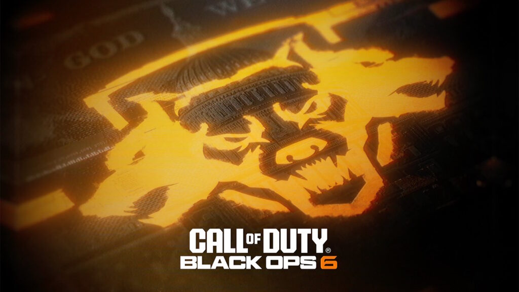 Call of Duty Black OPS 6 Wolf Logo 4K Wallpaper Background