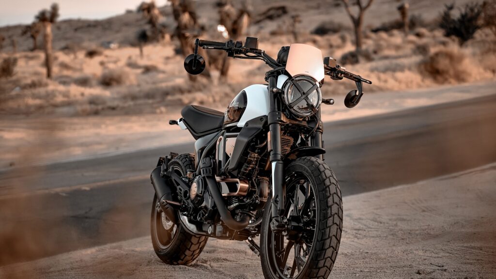 Ducati Scrambler 2024 4K Wallpaper Background