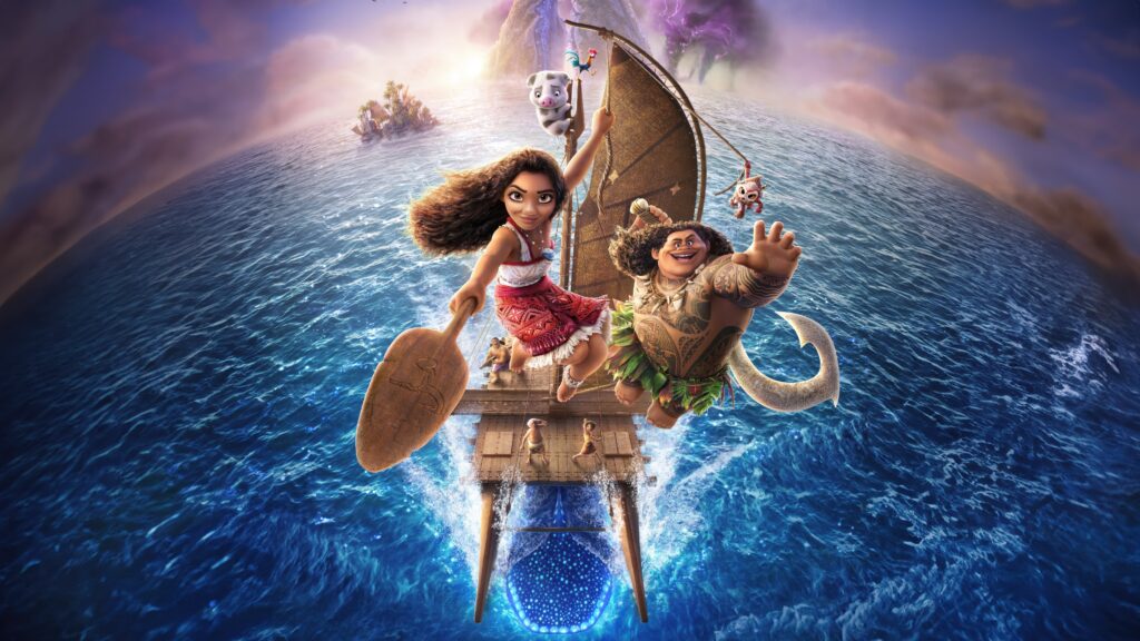 Moana 2 4DX Movie Poster 4K Wallpaper Background