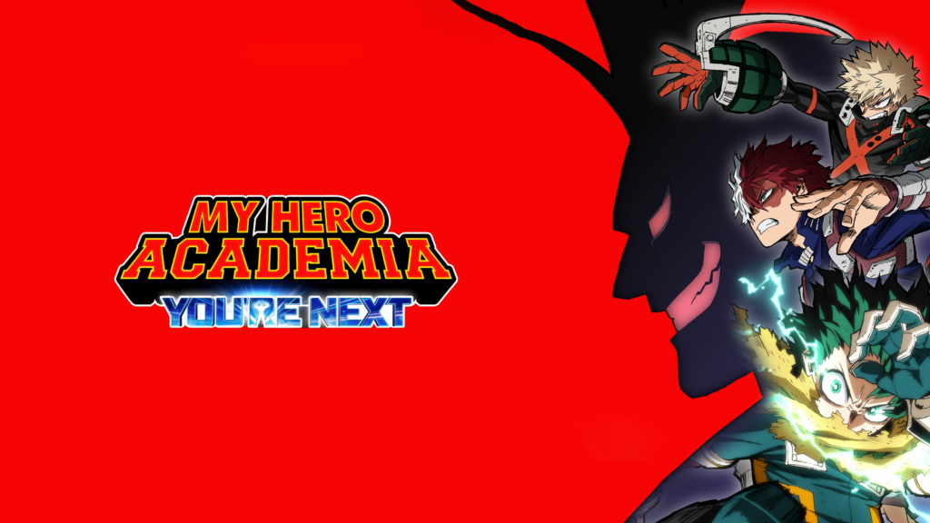 My Hero Academia - You're Next Red Background 4K Wallpaper Background