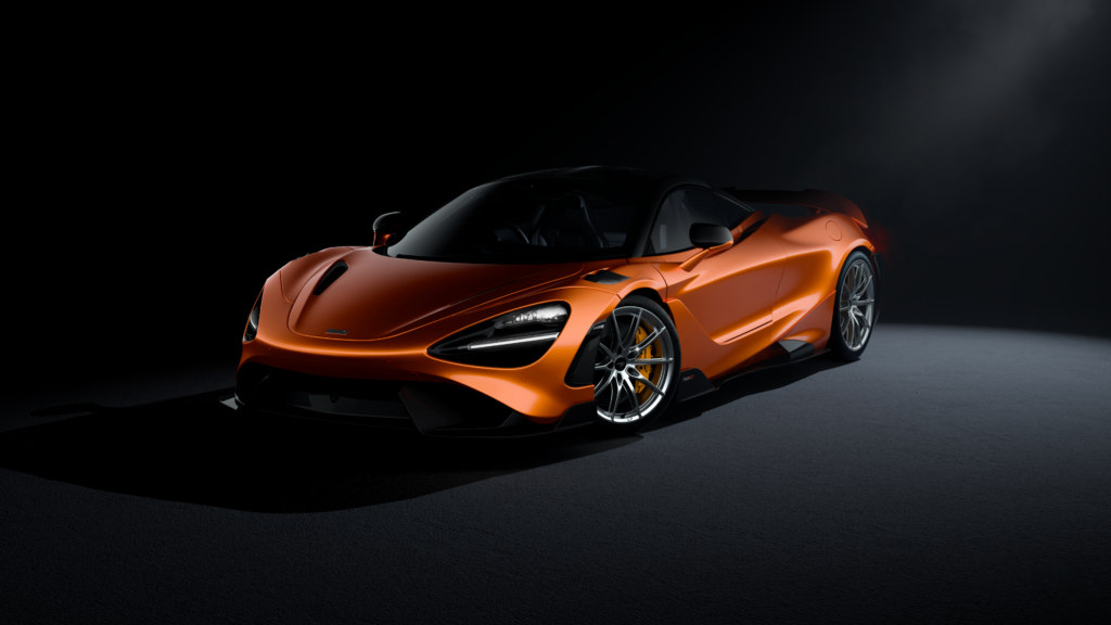 Orange McLaren 720S 4K Wallpaper Background