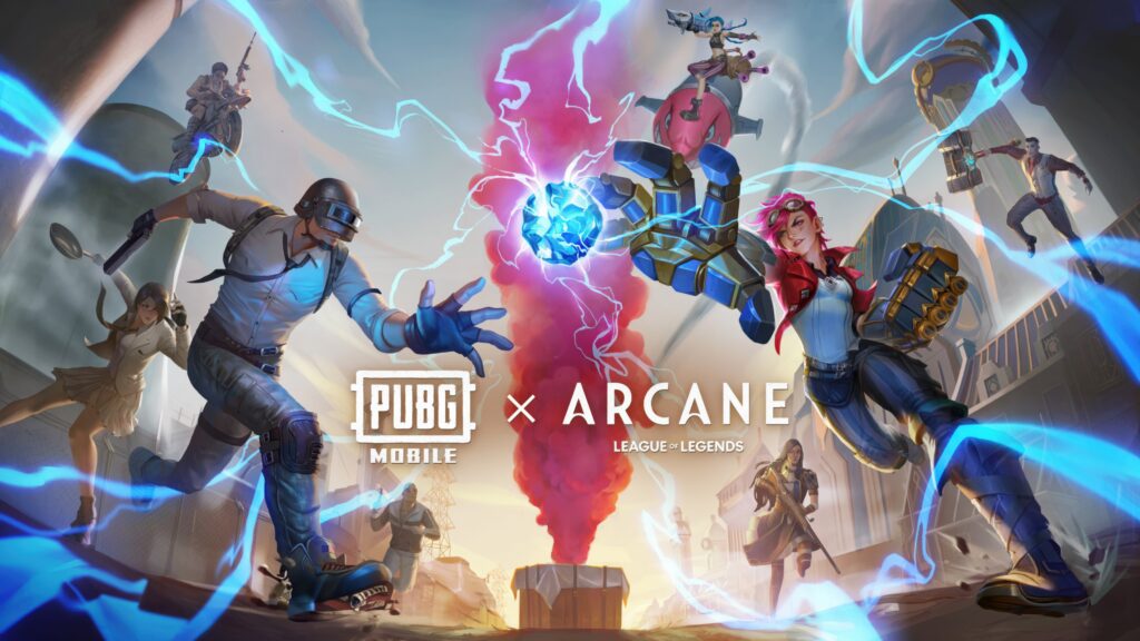 PUBG Mobile x Arcane League of Legends 4K Wallpaper Background